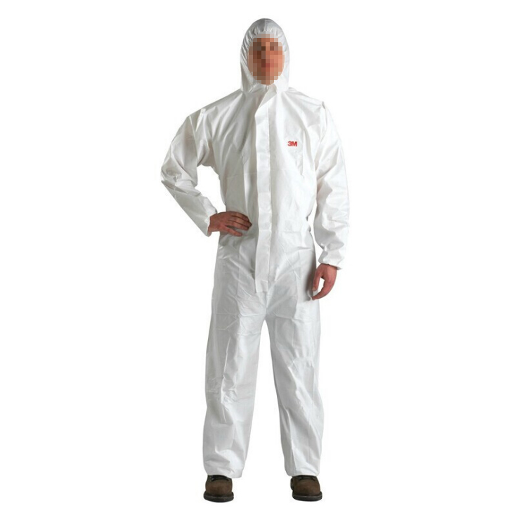3M 4510白色（sè）帶帽連體防護服